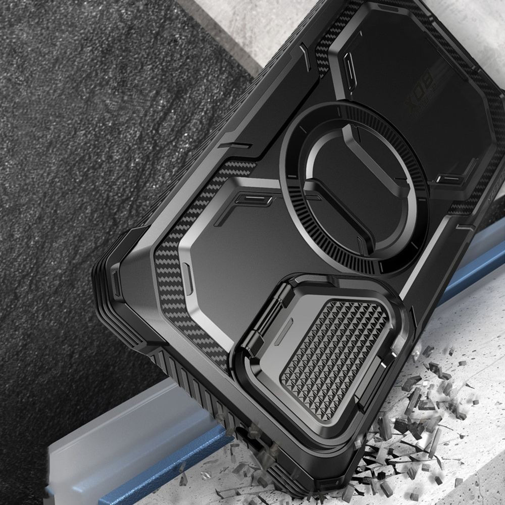 Etui pancerne Supcase i-Blason Armorbox Mag do Galaxy S24 Ultra, czarne